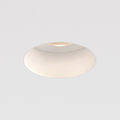 Trimless Mini Matt White Round Recessed Ceiling Light