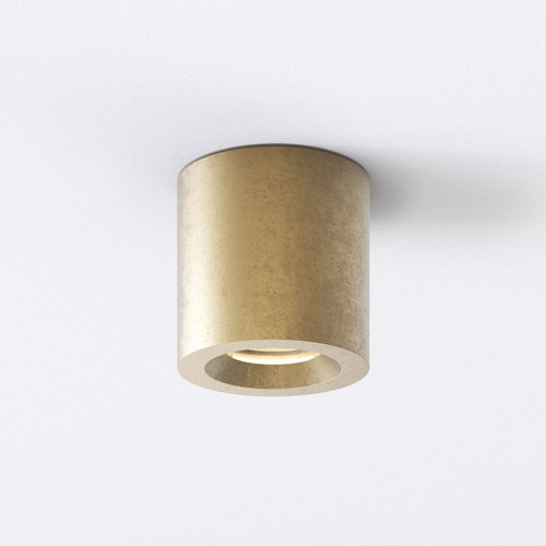 Kos Solid Brass Round IP44 Outdoor Ceiling Downlight