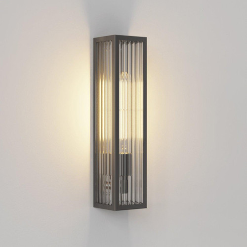 Astro Lighting Harvard PVD Brushed Gunmetal 35cm IP44 Wall Light 