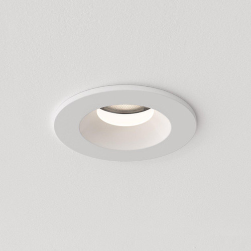 Astro Lighting Kos Matt White IP65 Recessed Outdoor Ceiling Light 