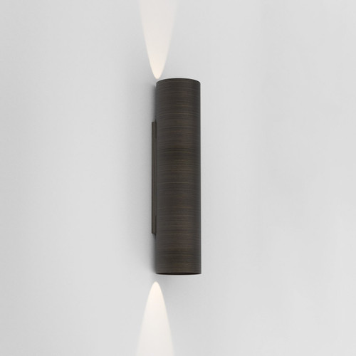 Yuma Bronze 30cm Up and Down LED Wall Light