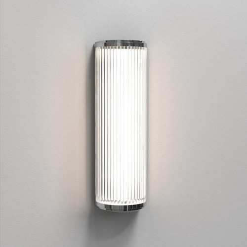 Astro Lighting Versailles Polished Chrome Dimmable 40cm 3000K LED IP44 Bathroom Wall Light 