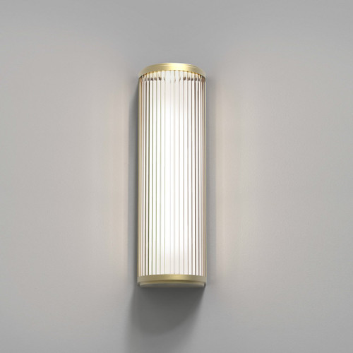 Versailles Matt Gold Dimmable 40cm 3000K LED IP44 Bathroom Wall Light