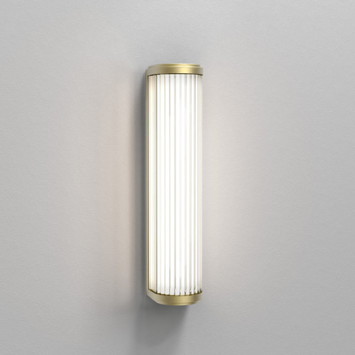 Versailles Matt Gold 37cm 3000K LED IP44 Bathroom Wall Light