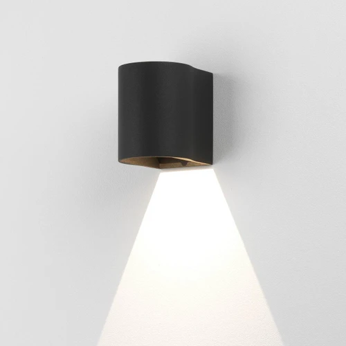 Astro Lighting Dunbar Black 10cm LED IP65 Wall Light 