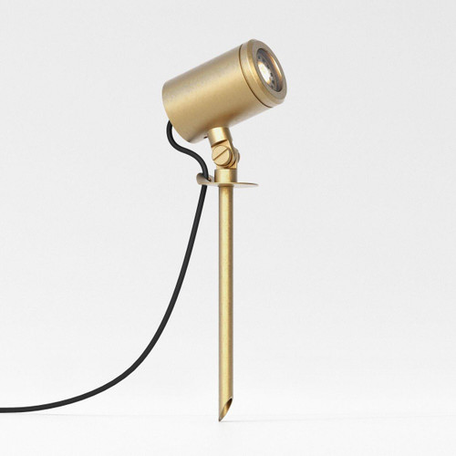 Astro Lighting Jura Solid Brass Adjustable IP65 Spike Spotlight 