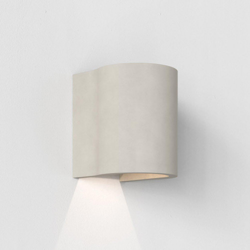 Astro Lighting Dunbar Grey Concrete 12cm LED IP65 Coastal Wall Light 