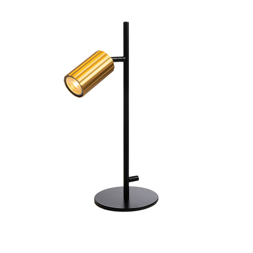 Sanson Black with Gold Adjustable Head Table Lamp
