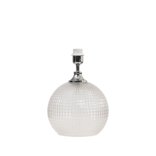 Oaks Lighting Granby Clear Glass Ball 25cm Base Only Table Lamp 