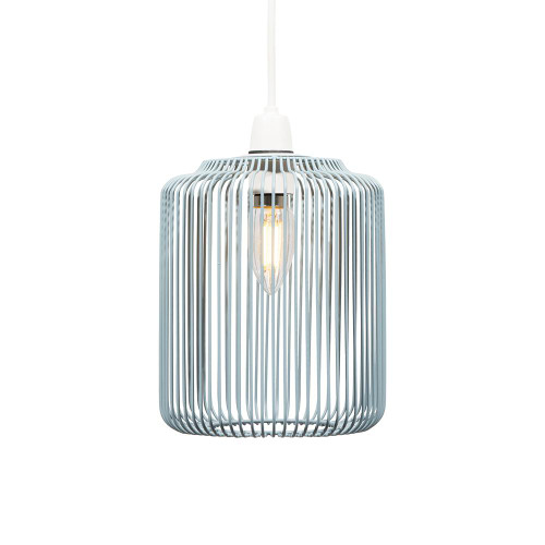 Oaks Lighting Dapto Blue Wire Easy Fit Pendant Shade Only 