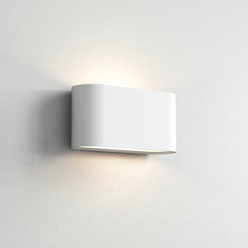 Velo White Plaster Wall Light 
