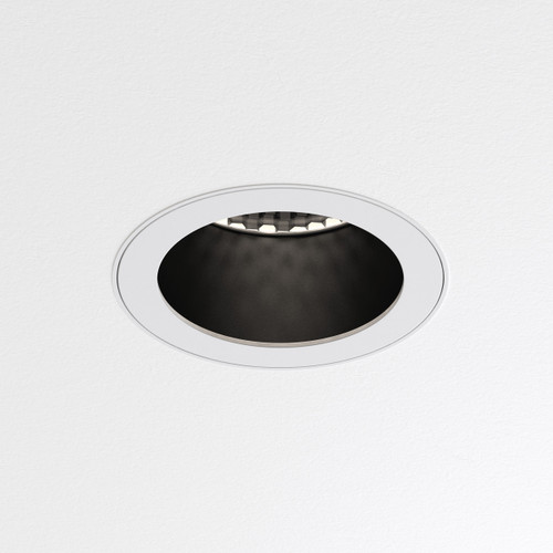 Pinhole Matt White Round Flush Fire-Rated IP65 Recessed Bathroom Ceiling Light