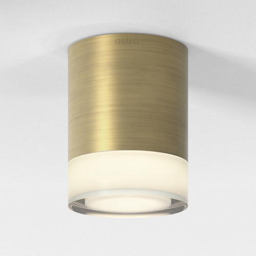 Ottawa Matt Brushed Brass IP65 Bathroom Surface Downlight