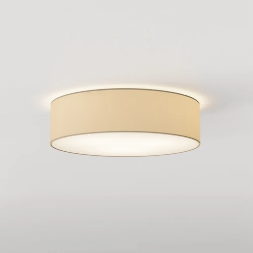 Cambria 3 Light Putty 48cm Shaded Flush Ceiling Light