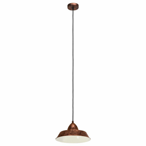 Eglo Lighting Auckland Antique Copper Coloured Steel Pendant Light