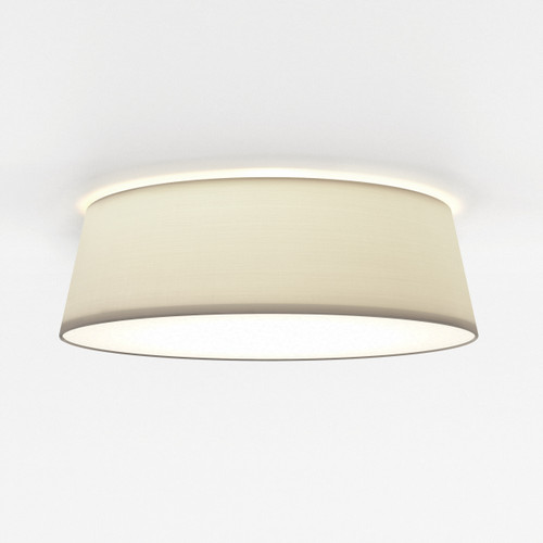 Fife 2 Light Putty Shade Flush Ceiling Light