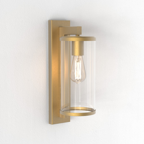 Pimlico Antique Brass 40cm IP23 Outdoor Wall Light