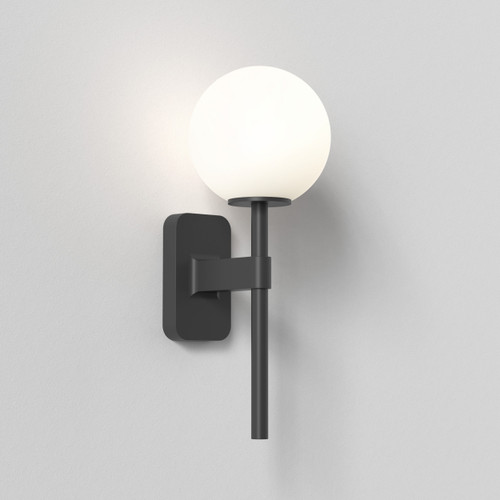 Tacoma Matt Black Bracket Only IP44 Bathroom Wall Light
