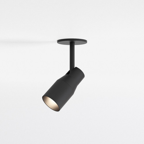 Apollo Matt Black Adjustable Recessed Ceiling Spotlight