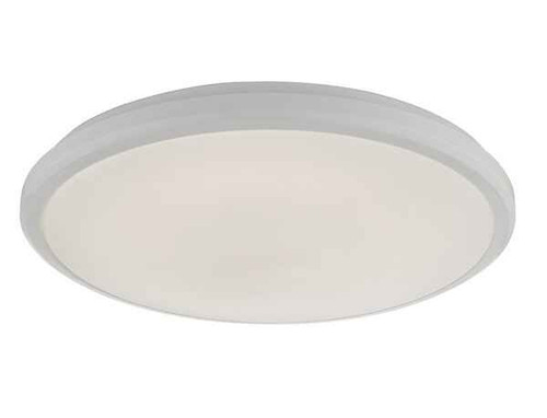 Emmett Medium White Acrylic IP44 Flush Ceiling Light