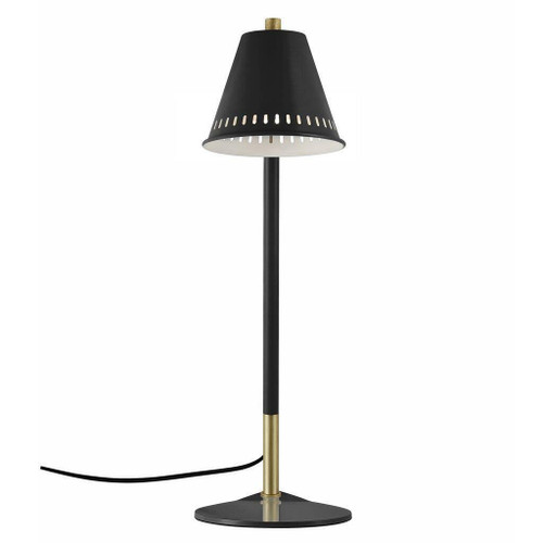 Nordlux Pine Black with Brass Detail Table Lamp