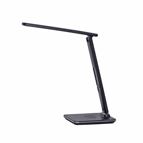 ADRIANO Black Wireless Charging Station Table Lamp