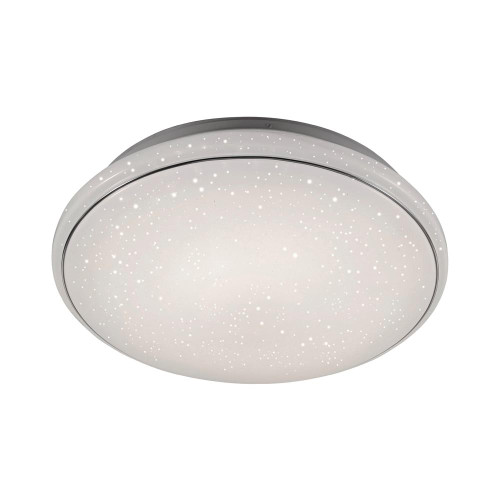 JUPITER Starry Sky CCT White with Chrome 44cm Ceiling Light