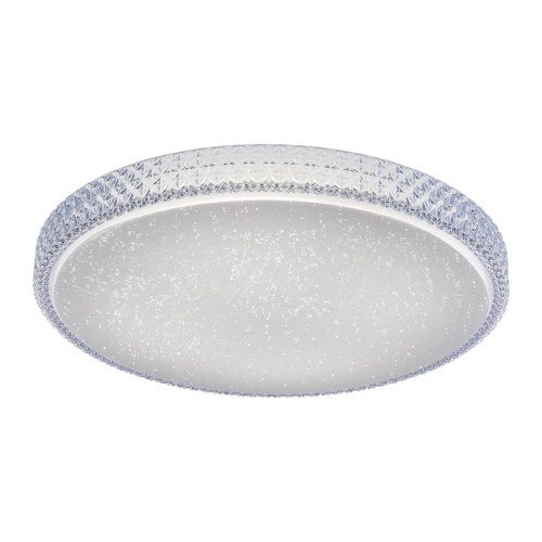 Leuchten Direkt FRIDA Crackled and Crystal Effect Dimmable Smart Ceiling Light
