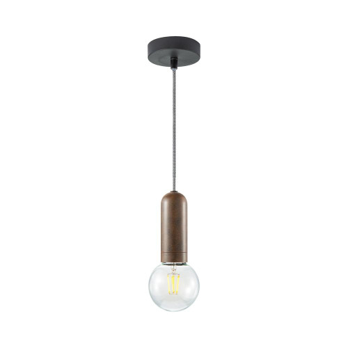 Leuchten Direkt TURN ME Rust Coloured Pendant Light