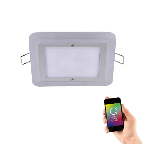 Paul Neuhaus Q-VIDAL Chrome Smart LED Recessed Downlight Paul Neuhaus Q-VIDAL Chrome Smart LED Recessed Downlight