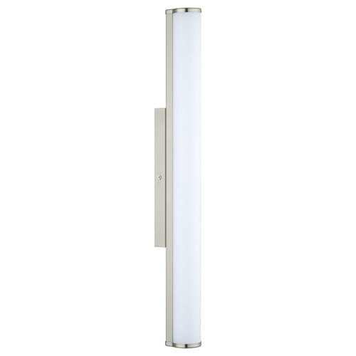 Eglo Lighting Calnova 600 Satin Nickel with White Shade Wall Light