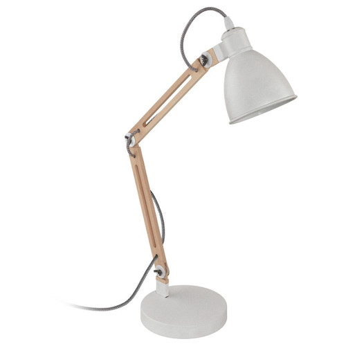 Eglo Lighting Torona 1 White with Wood Table Lamp