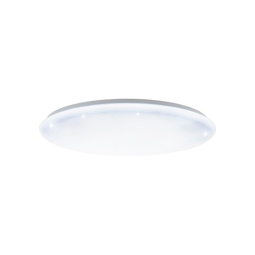 Eglo Lighting Giron-S 760 White with White Crystal Shade Ceiling Light