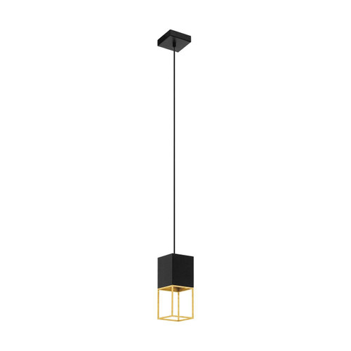 Eglo Lighting Montebaldo Black and Gold Pendant Light