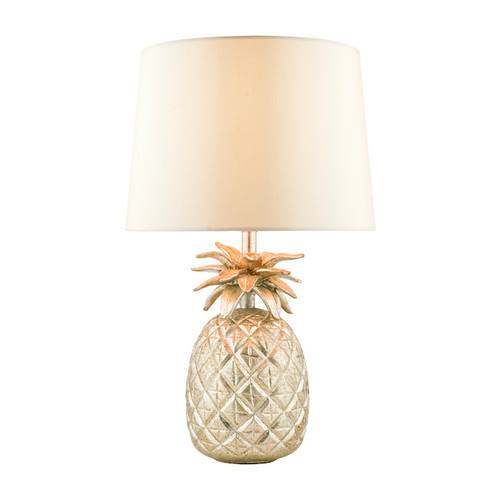Pineapple Small Cut Glass with Shade Table Lamp