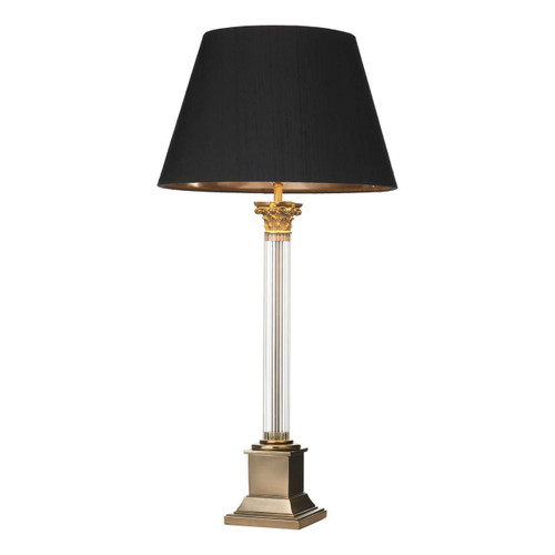 David Hunt IMPERIAL Large Glass and Bronze Table Lamp Base Only 