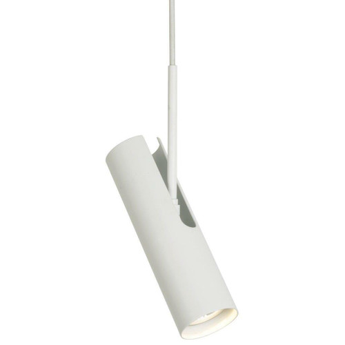 DFTP MIB 6 White Metal with White Textile Cable Pendant Light