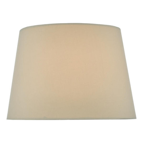 Dar Lighting Alina 26cm Taupe Faux Silk Tapered Drum Shade Only