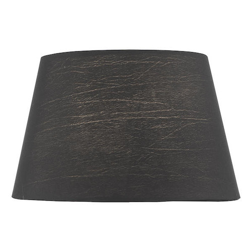 Dar Lighting Zira 18cm Black Faux Silk Shade Only