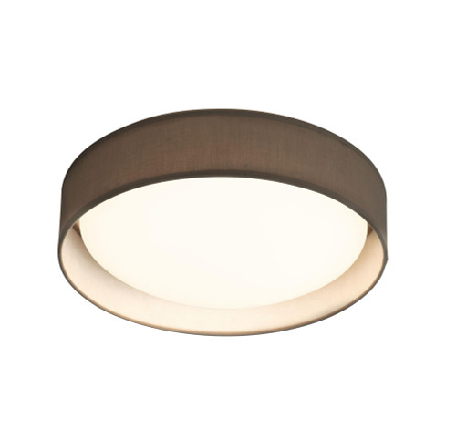 Searchlight Gianna Grey Shade with Opal Diffuser 37cm LED Flush Ceiling Light