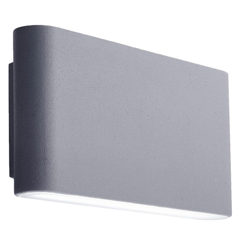 Searchlight Outdoor Light Grey with Frosted Diffuser IP44 LED Wall Light