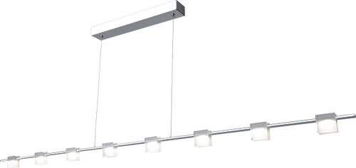 Nordium Slim Large 147cm Square Bar Pendant Light