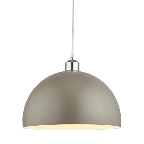 Endon Lighting Newsome Matt Taupe and Matt Cream Shade Only