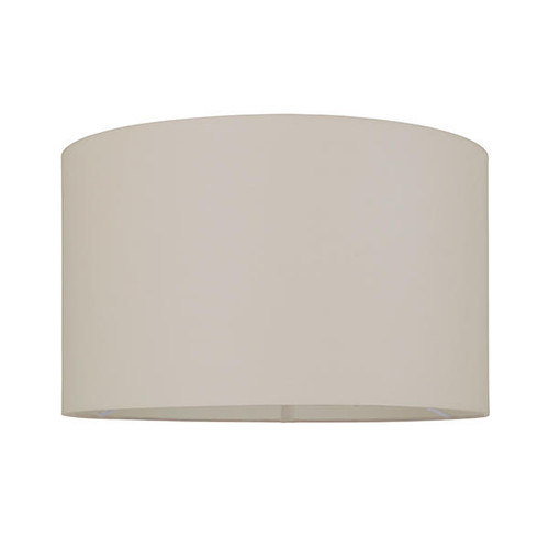 Endon Lighting Cylinder 16 inch Taupe Cotton Fabric Shade Only