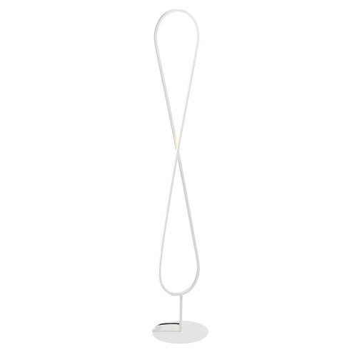 Endon Lighting Paradox Matt White with White Diffuser Floor Lamp