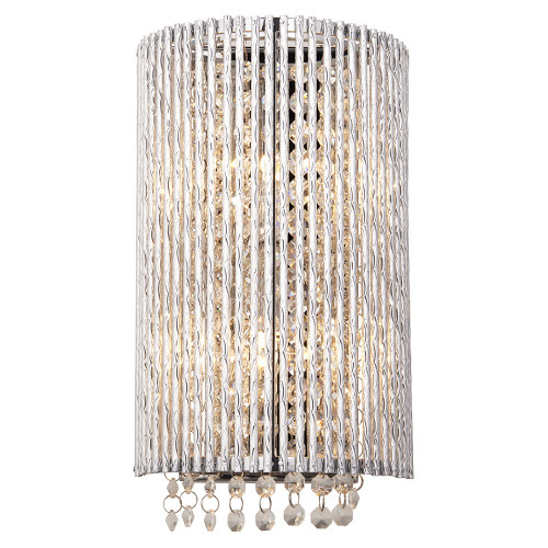 Endon Lighting Galina 2 Light Polished Chrome Wall Light