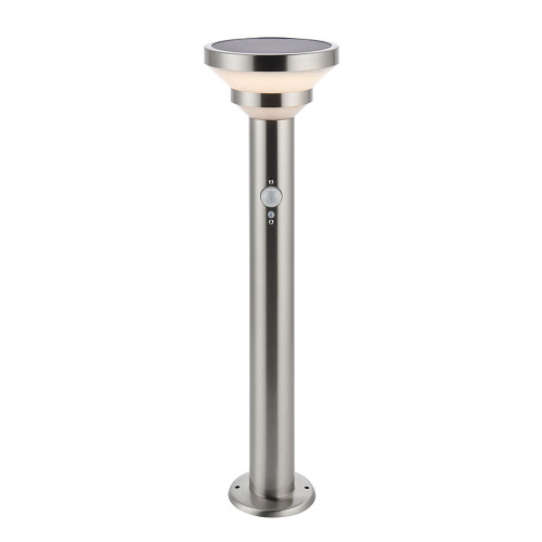 Endon Lighting Halton Brushed Stainless with Oapl Diffuser Sensor IP44 LED 50cm Bollard