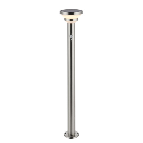 Endon Lighting Halton Brushed Stainless with Oapl Diffuser Sensor IP44 LED 80cm Bollard