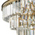 Dar Lighting Rhapsody 12 Light Bronze and Crystal Chandelier