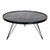 Dar Lighting Rauma Round Coffee Table Dark Grey Stone Effect